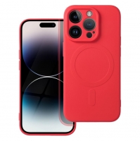 Capa Iphone 14 Pro MAG Cover Silicone Vermelho