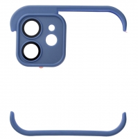 Capa Iphone 12 Pro Max Mini Bumper Silicone Azul