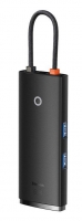 Hub BASEUS 6 em 1 USB-C para 2x USB 3.0 + USB-C PD + HDMI + SD/TF WKQX050101