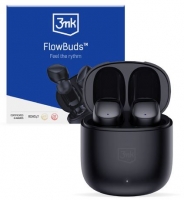Auriculares Bluetooth 3MK FlowBuds Preto