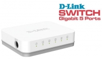 Switch D-Link Easy Desktop Switch 5 portas 10/100/1000 Mbps