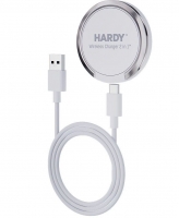 Carregador Wireless 3MK Hardy 15W 2 em 1 Branco